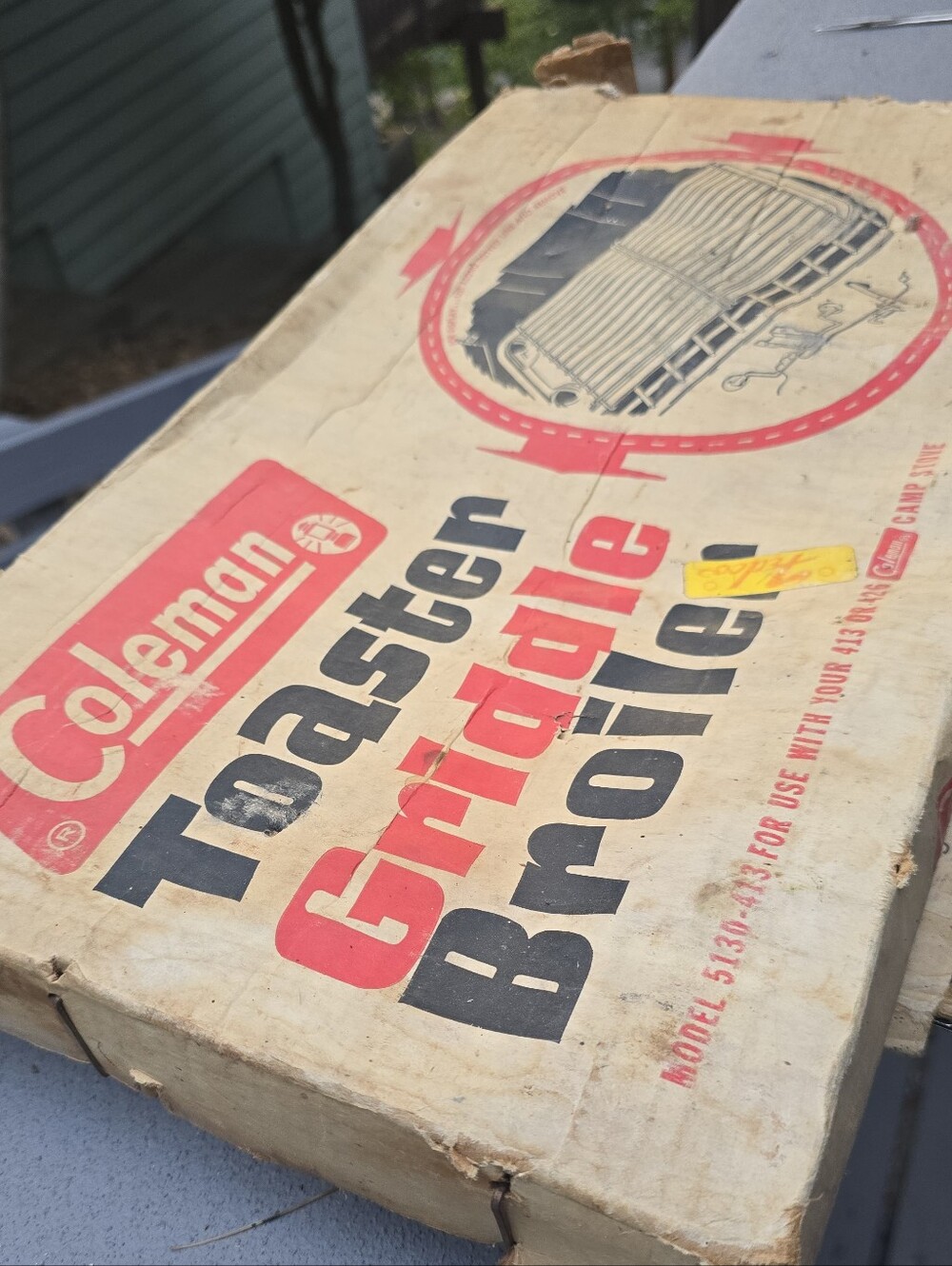 1960s Coleman Toaster Griddle Broiler With Packaging